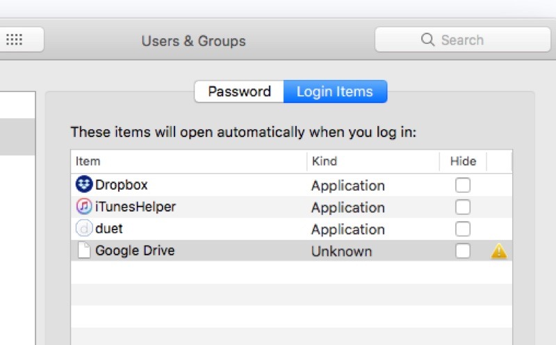 Managing apps automatically opening on mac file